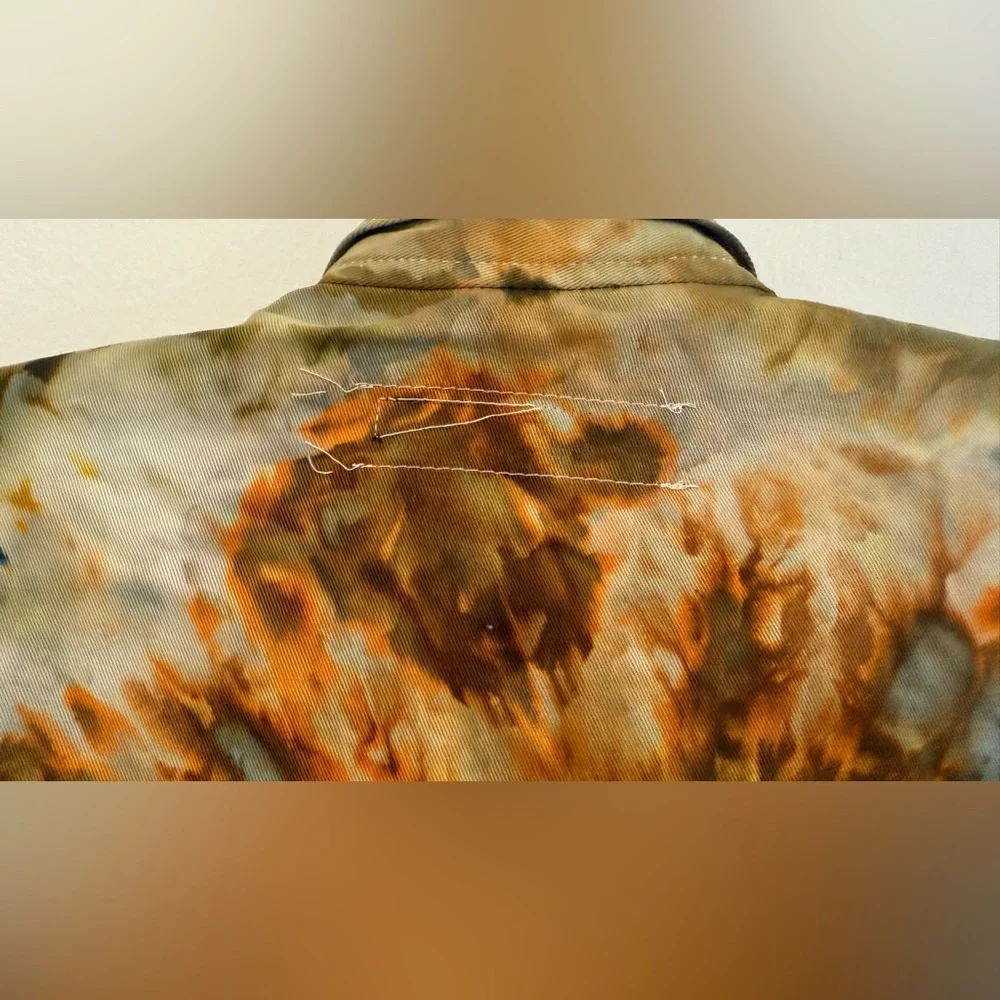 DyersDyes X Red Kap Custom Tie Dye Utility Suit Coveralls Men's Chest Size 36 - Picture 9 of 16